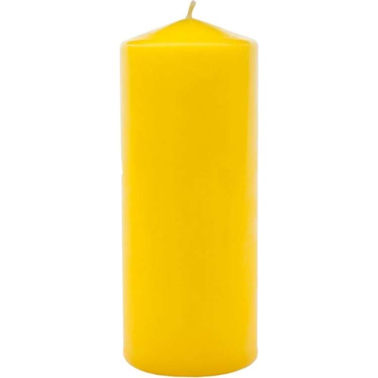 Свеча Lumi бочонок 70x180 мм, цвет желтый 5070866