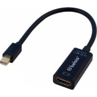 Кабель-адаптер mini DisplayPort - HDMI (f) 4Kх2K, 0,2 м, чёрный Belsis BW8801