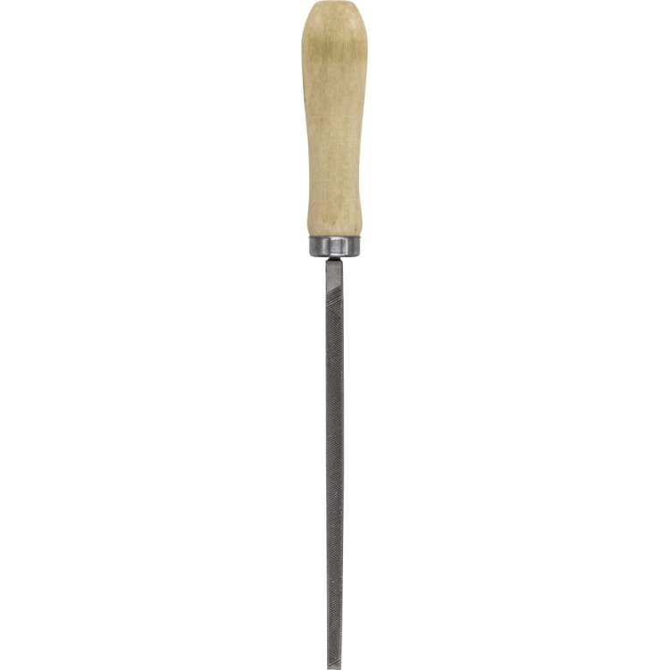 Квадратный напильник РемоКолор 150 мм, №2, деревянная ручка 40-1-611