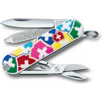 Нож-брелок Victorinox Classic 0.6223.841, 58 мм, 7 функций, VX Colors