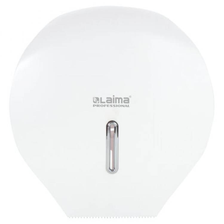 Диспенсер для туалетной бумаги ЛАЙМА PROFESSIONAL BASIC Система T2, малый, белый, ABS-пластик 606682