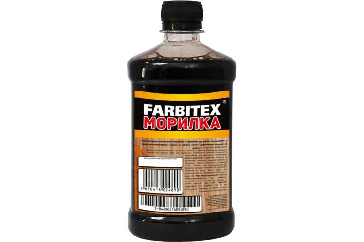 Морилка Farbitex (деревозащитная; водная; 0,5 л; махагон) 4100008063