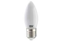 Лампа IEK серия 360, LED, C35, свеча, матовая, 7вт, 230В, 4000К, E27 LLF-C35-7-230-40-E27-FR