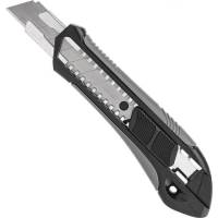 Канцелярский  нож STARTUL выдвижной 18 мм Black Line ST0925