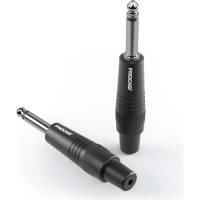 Разъем PROCAST cable TR-6.3/6/M/M TR Jack 6,3mm male, MONO/UNBALANCE, черный НФ-00000428