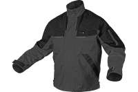 Рабочая куртка HOEGERT TECHNIK EDGAR, серая, размер LD HT5K284-1-XL