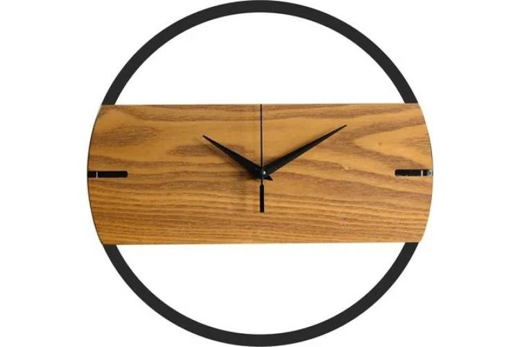 Настенные круглые часы Apeyron цвет корпуса коричневый, металл, 30,5 см ML200914