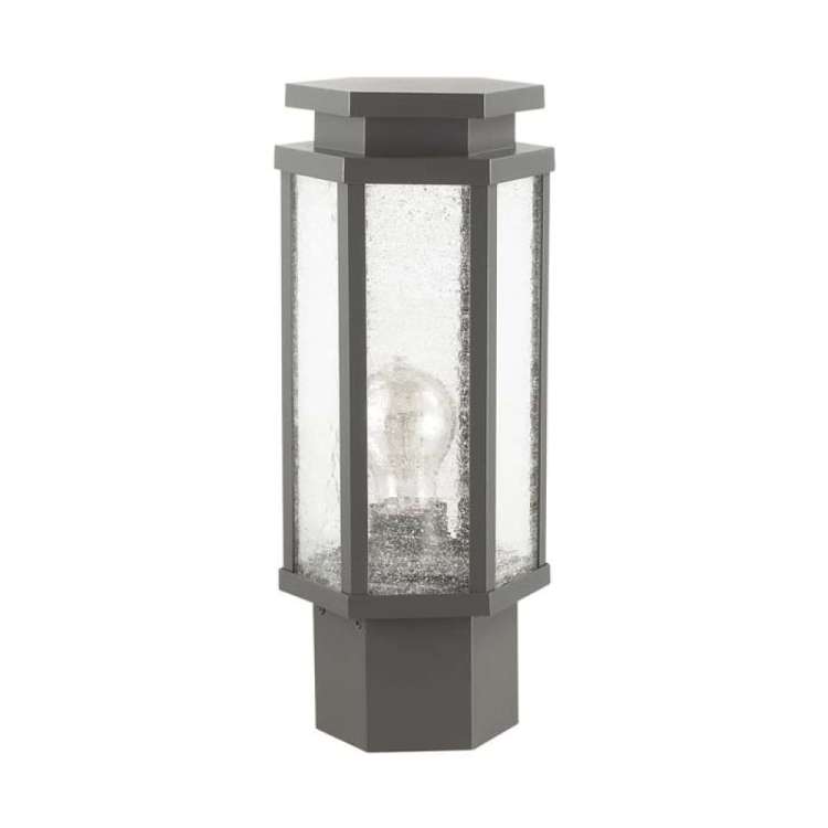 Уличный светильник на столб ODEON LIGHT, стекло E27 100W GINO 4048/1B