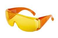 Защитные очки AMIGO, желтые с оранжевыми дужками, 74309