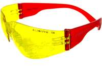 Защитные открытые очки РОСОМЗ О15 HAMMER ACTIVЕ CONTRAST super2-1,2 PC с мягким носоупором 11536-5