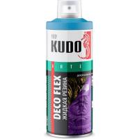 Краска для декоративных работ KUDO DECO FLEX жидкая резина, голубая 11600294