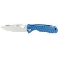 Нож Honey Badger Flipper D2 L с голубой рукоятью HB1020