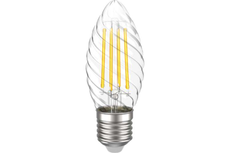 Лампа IEK серия 360 LED, CT35, свеча витая, 5вт, 230В, 3000К, E27 LLF-CT35-5-230-30-E27-CL