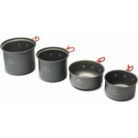 Набор посуды для туризма Naturehike NH15T401-G из четырех предметов 6927595787212