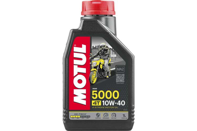 Моторное масло 5000 4T SAE 10W40 1 л MOTUL 104054
