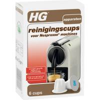 Капсулы для очистки кофемашин HG Nespresso 1 упаковка х 6 шт 678000100