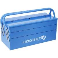 Ящик для инструментов HOEGERT TECHNIK металлический 5 отделений 45 х 20,5 х 20 см HT7G077