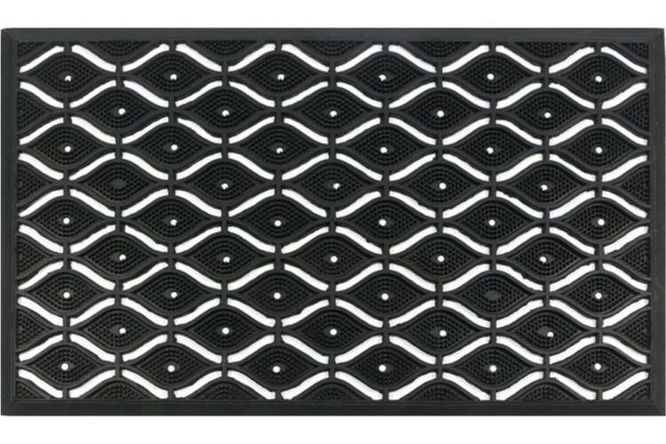 Резиновый коврик SUNSTEP Остин 55х90 см, черный 30-019