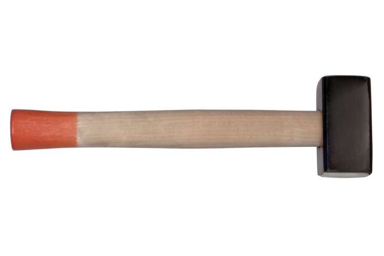 Кованая кувалда в сборе (деревянная ручка) 3 кг КУРС 45023