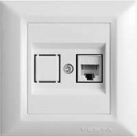 Розетка Vesta Electric Roma для сетевого кабеля LAN FRZCW010101BEL