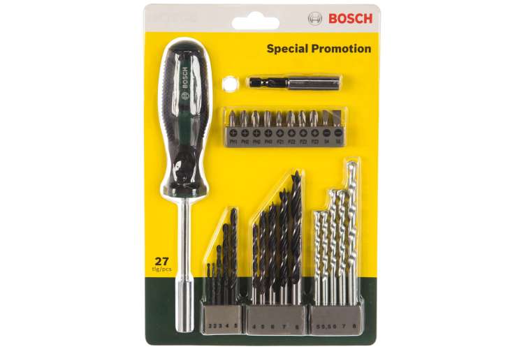 Набор сверл и насадок-бит 27 предметов Bosch 2607017201