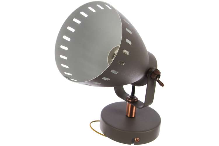 Настенный светильник Camelion WML-428-1 С08 серый, New York, 1хE27, 40Вт, 230В, металл 13058