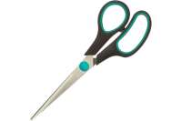Тупоконечные ножницы Attache 169 мм, с пластиковыми прорезиненными ручками, цвет зеленый/черный 262865