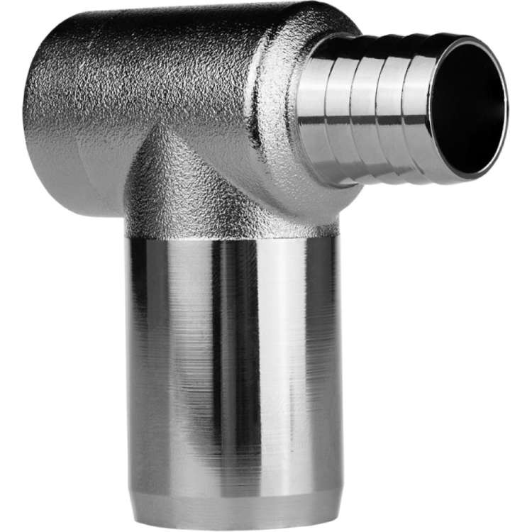 Обратный клапан для стиральной машины MPF латунь, хром ИС.131656