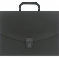Пластиковая папка портфель Attache A4/06 40 мм, черный 112338