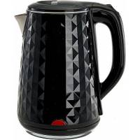 Электрический чайник ВАСИЛИСА ВА-1033 пластик двойная стенка черный 2000 Вт, 1.8 л Р1-00004497