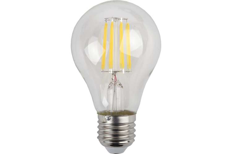 Филаментная лампа ЭРА F-LED A60-9W-827-E27 филамент, груша, 9Вт, тепл, Е27 Б0043433