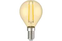Лампа IEK серия 360 LED, G45, шар, золото, 5вт, 230В, 2700К, E14 LLF-G45-5-230-30-E14-CLG
