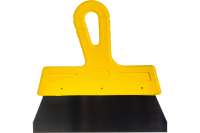 Фасадный шпатель (200 мм, нержавеющая сталь, желтая ручка) Biber МАСТЕР 35176 тов-176003