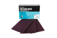 Шлифовальный материал INDASA NYLON WEB на волоконной основе (Скотч-брайт) VeryFine коричневый (10 шт, P360-P400, 230х155х6 мм) 01591