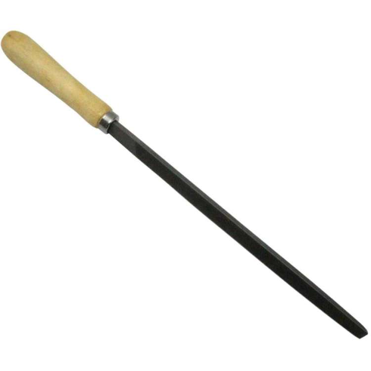 Напильник с деревянной ручкой ON трехгранный, 300 мм, №2 04-05-300
