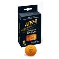 Мячи для настольного тенниса ATEMI 3*, оранжевые, 6 шт. 00000105895