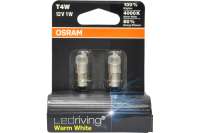 Автолампа OSRAM T4W BA9s LED WARM 4000K 2шт 12V, 1, 5 3850WW-02B