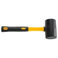 Резиновый молоток (киянка) HARDY 65 мм, ручка 2K, черный 2028-920065