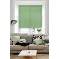 Рулонная штора Эскар Морзе, зеленый, 52x160 см, 46602052160