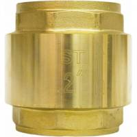 Обратный пружинный клапан STI Ду50 Ру16 латунный с латунным штоком D100-01362