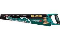 Ножовка для точного реза Kraftool "Alligator BLACK", 550 мм, 11 TPI 3D зуб, 15205-55