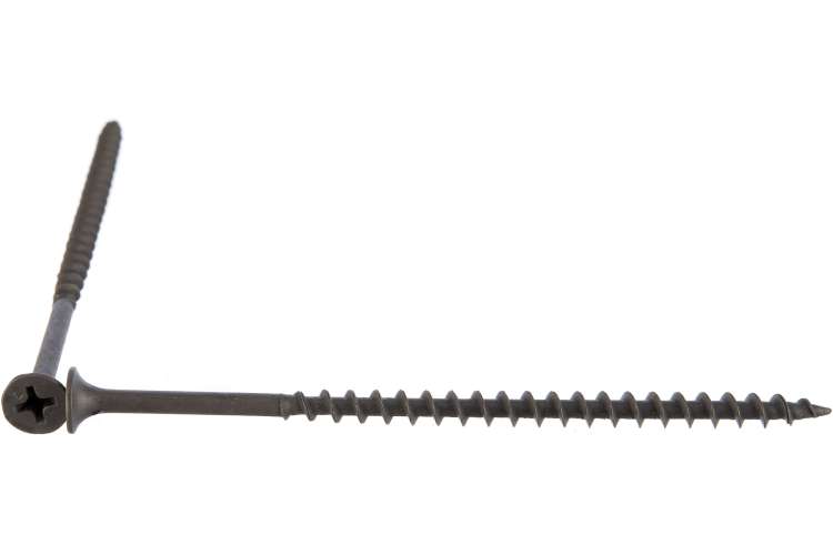 Саморезы ВИРТУОЗ 3,8х 70 мм, крупная резьба, потайная головка, оксидированный 250 шт 600-05120
