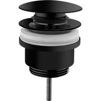 Донный клапан для раковины Vitra с переливом, нажимной, черный матовый A4514936