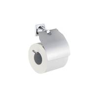 Настенный держатель для туалетной бумаги HAIBA с крышкой, металлический, хром HB8503 551026