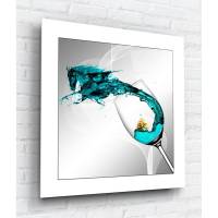 Картина на стекле ARTABOSKO Море в бокале 1 40x40 WBR-01-1201-03