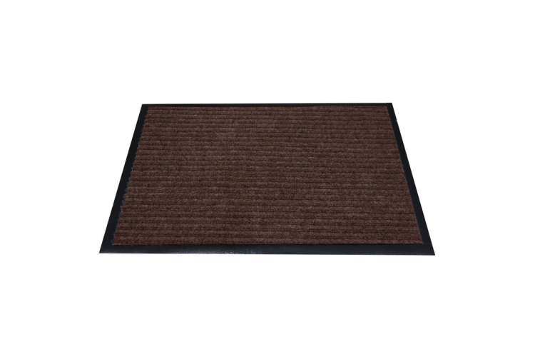 Влаговпитывающий ворсовый входной коврик Luscan 120х180 см коричневый 999487