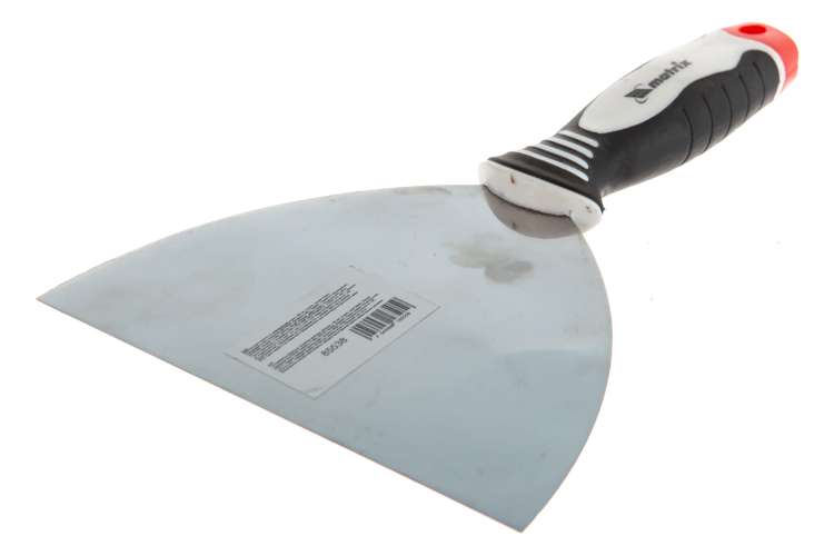 Шпательная лопатка из нержавеющей стали, 150 мм, 3-компонентная ручка MATRIX 85538