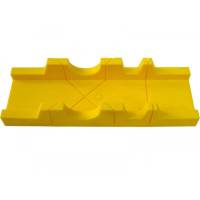 Стусло USP пластик, 300х65 мм, фигурное, желтое 41250