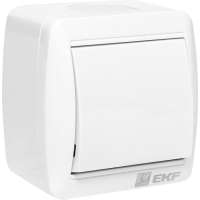 Кнопочный выключатель EKF Владивосток 10А IP54 белый EQR16-026-30-54