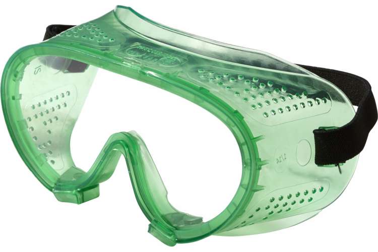 Закрытые слесарные очки с прямой вентиляцией Исток ОЧК-006